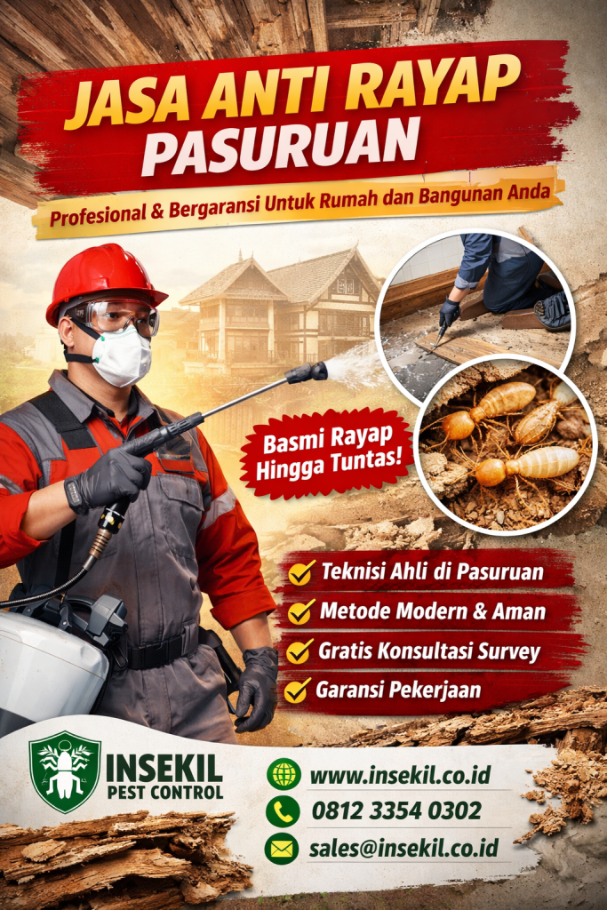 Jasa Anti Rayap Pasuruan