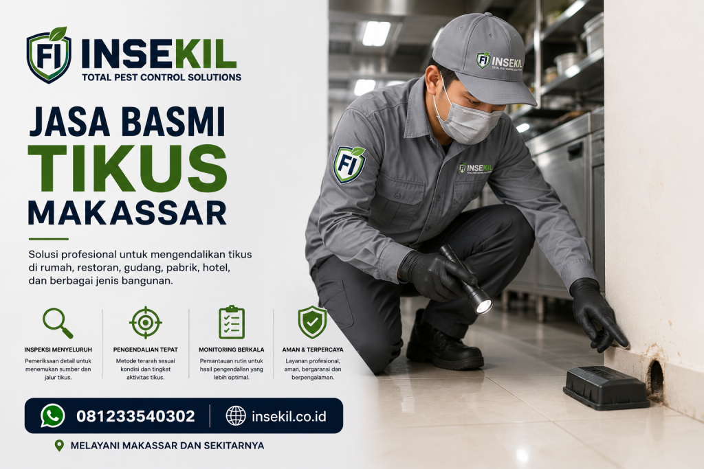 Jasa Basmi Tikus Makassar - PT INSEKIL FUMIGO INDONESIA Jasa Basmi Tikus Makassar