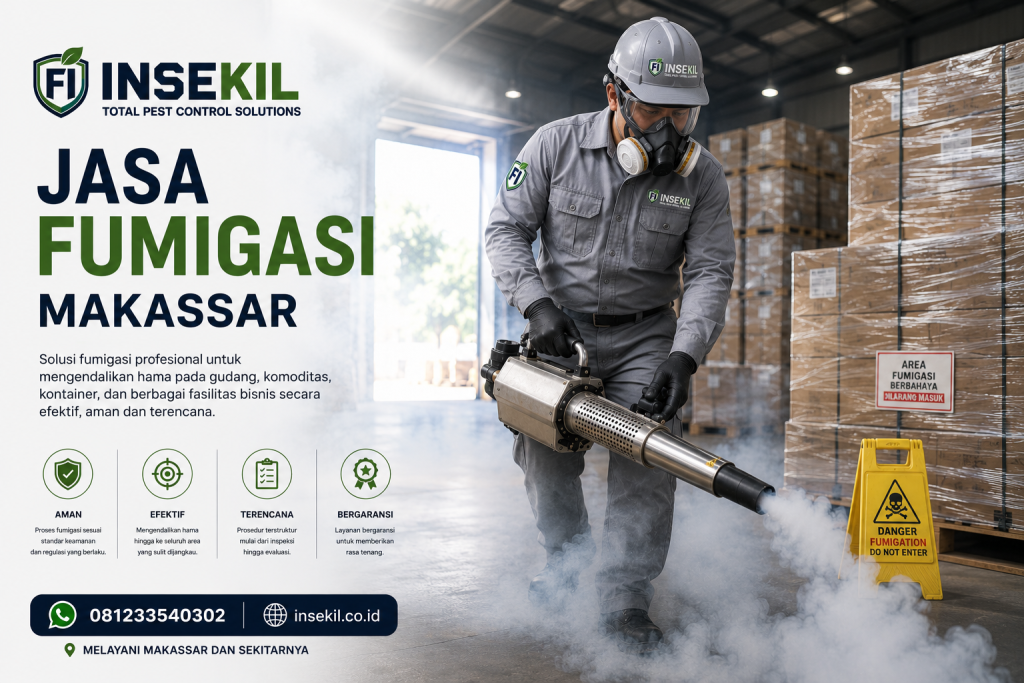 Jasa Fumigasi Makassar - PT INSEKIL FUMIGO INDONESIA Jasa Fumigasi Makassar