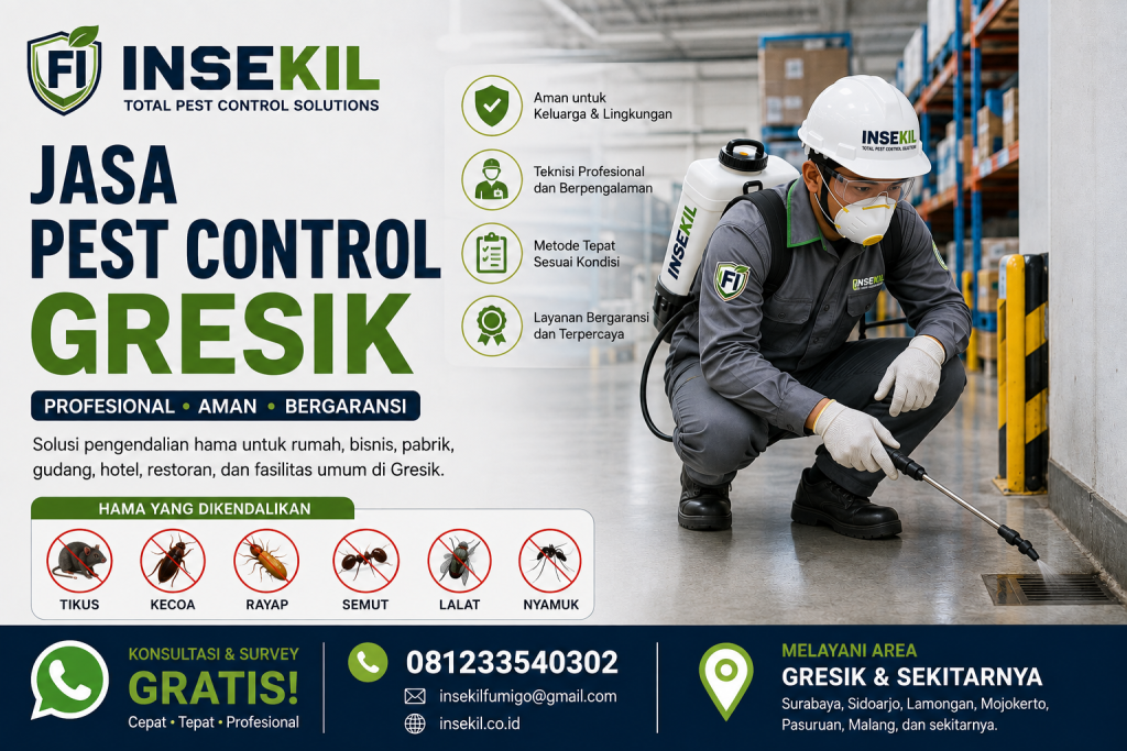 Jasa Pest Control Gresik - PT INSEKIL FUMIGO INDONESIA Jasa Pest Control Gresik