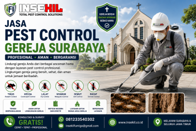 Jasa Pest Control Gereja Surabaya