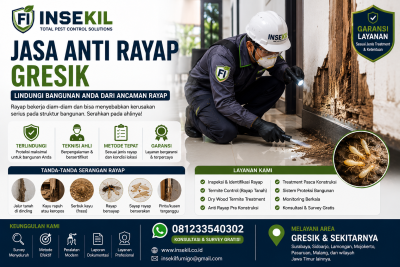 Jasa Anti Rayap Gresik
