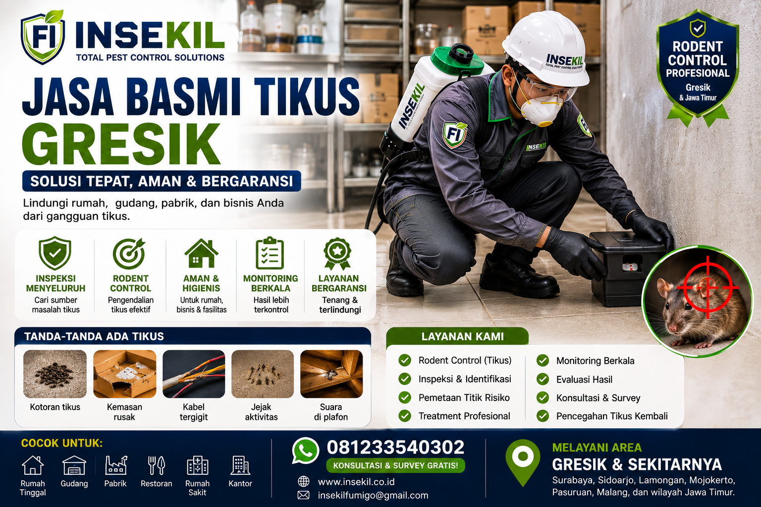 Jasa Basmi Tikus Gresik - PT INSEKIL FUMIGO INDONESIA Jasa Basmi Tikus Gresik