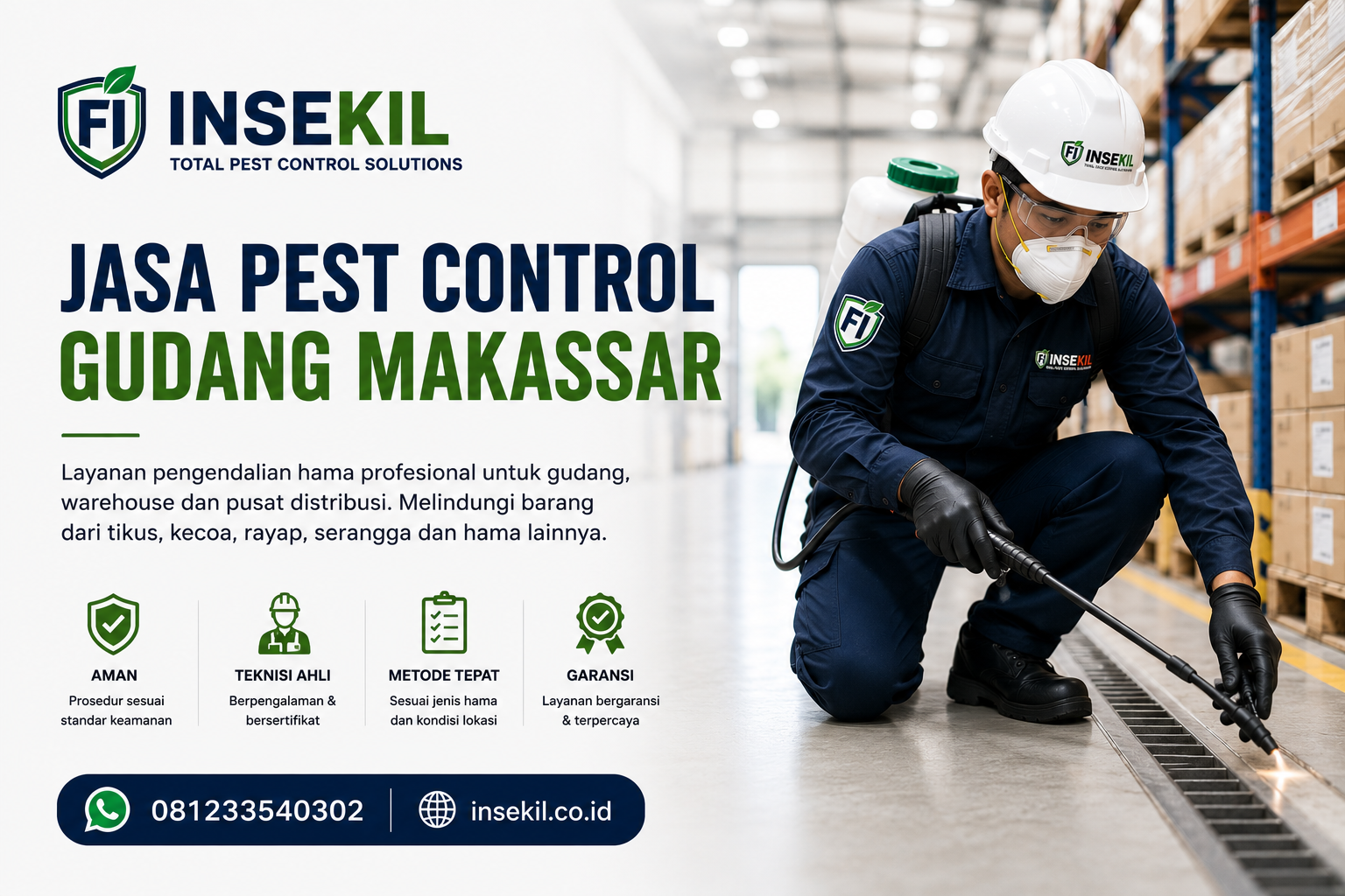 Gudang Lebih Terlindungi dari Hama dengan Jasa Pest Control Gudang Makassar