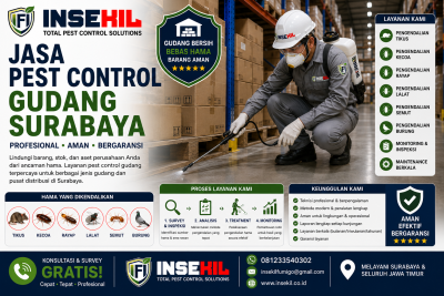 Jasa Pest Control Gudang Surabaya