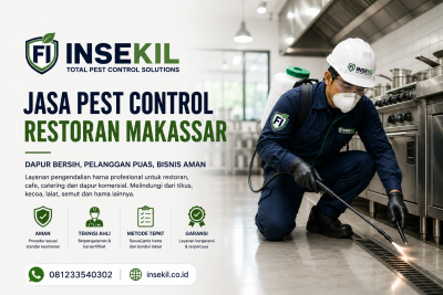 Restoran Lebih Nyaman dan Terjaga dengan Jasa Pest Control Restoran Makassar